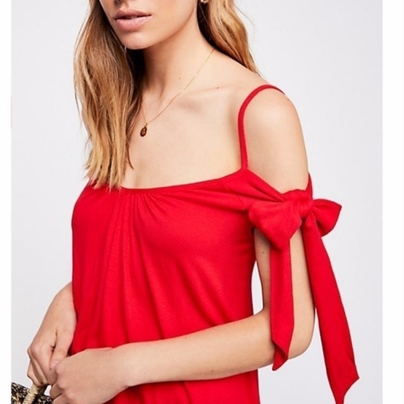 Free People Tops - Free People Believe Me Cold Shoulder Top